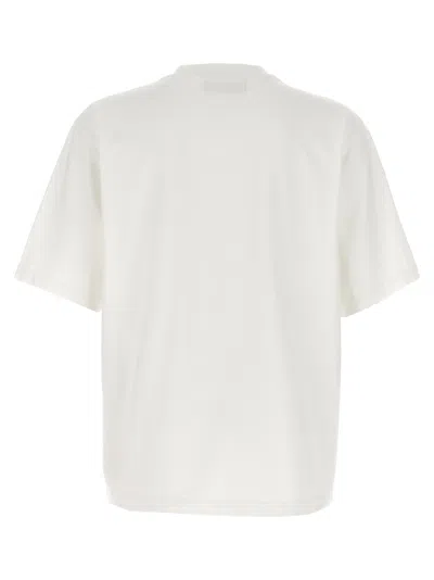 Dsquared2 Mens White Embossed Text-print Loose-fit Cotton T-shirt Xl In White