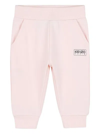 Kenzo Hooded Zip-up Tracksuit In Pink