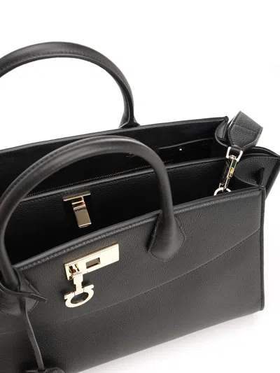 Ferragamo The New Studio Soft Leather Top-handle Bag