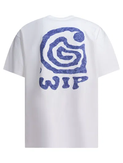 Carhartt Mens White Helix Crewneck Cotton-jersey T-shirt In White
