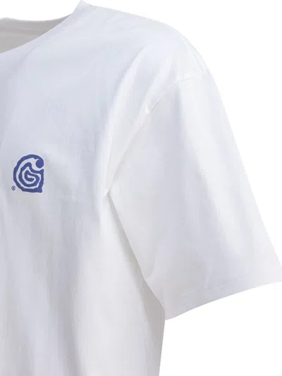 Carhartt Mens White Helix Crewneck Cotton-jersey T-shirt In White