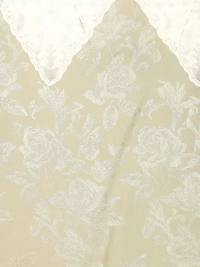 Chloé Silk Top With Drawstring Waist And Floral Pattern