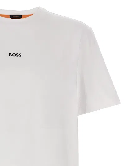 Hugo Boss Tchup T Shirt 271 Light Beige In White