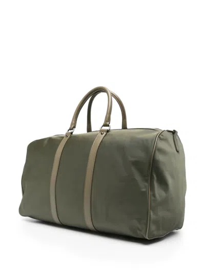 Kiton Logo Tag Travel Bag With Detachable Strap