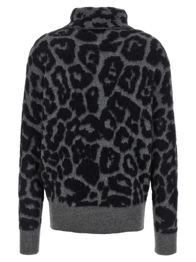 Stella Mccartney Turtle-neck Sweater Sweaters And Cardigans Gray
