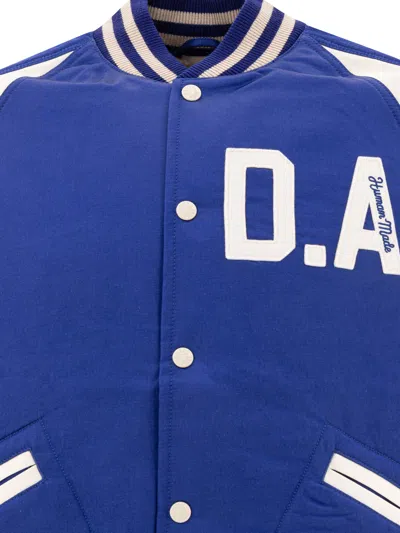Human Made Vintage Style Bomber Jacket In Blue