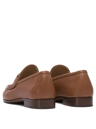 Valentino Garavani Vlogo Signature Loafer In Brown