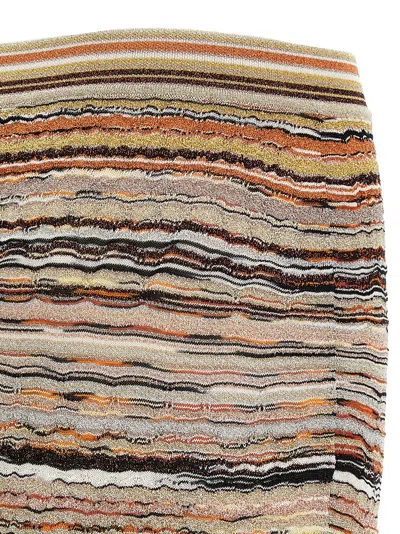 Missoni Wave Pattern Skirt Skirts Multicolor