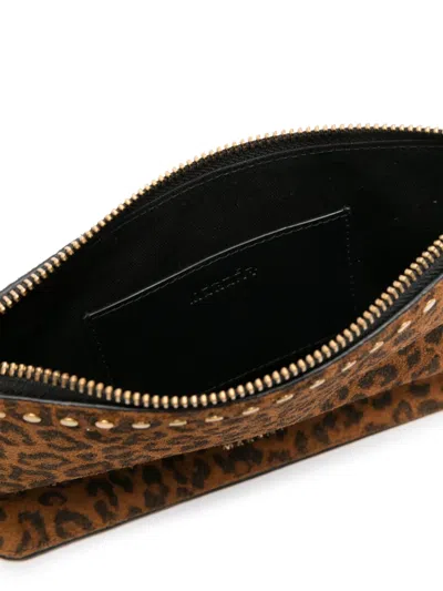 Isabel Marant Leopard-print Flat Pouch
