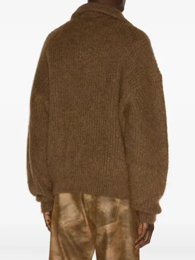 Isabel Marant Long Sleeve Sweater In Brown