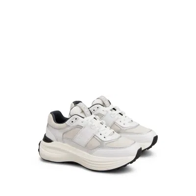Tod's Sneakers In Leather And Fabric