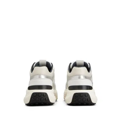Tod's Sneakers In Leather And Fabric