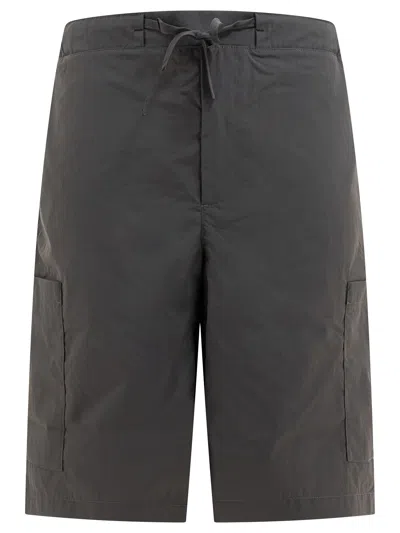 Gr10k Pocketed Elastic Waistband Shorts In Gray