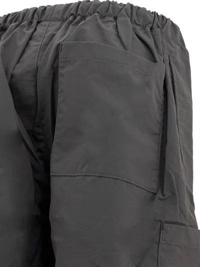 Gr10k Pocketed Elastic Waistband Shorts In Gray