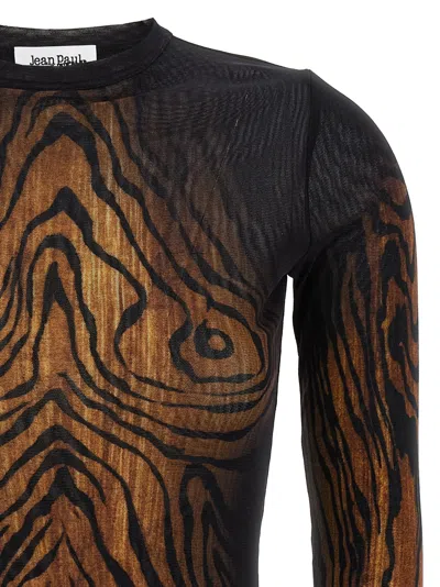 Jean Paul Gaultier Women Printed Tulle The Wood Top