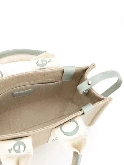 Chloé Woody Handbags Beige