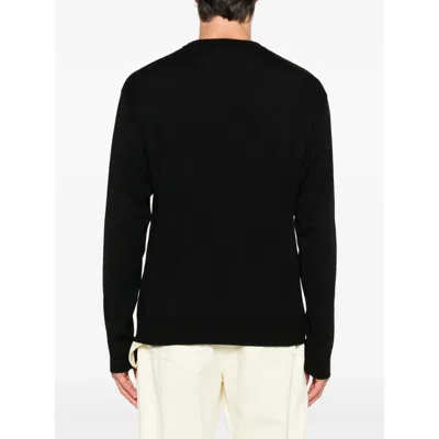 Moschino Teddy-intarsia Wool Jumper In Black