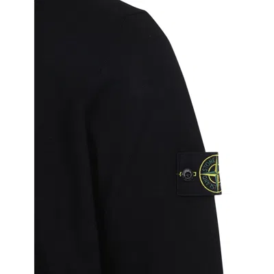 Stone Island Lightweight Wool Crew Neck Pullover In Blue