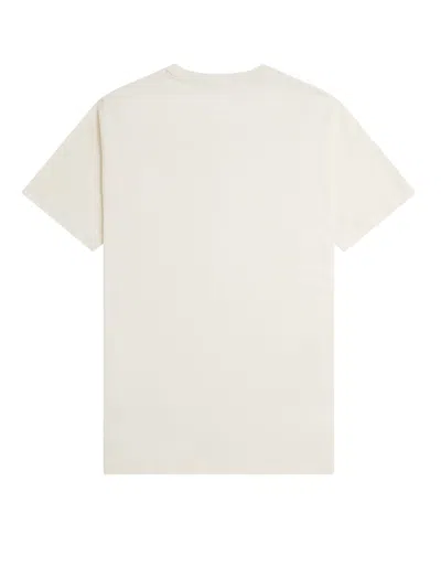Fred Perry Classic Crew Neck Tee In White