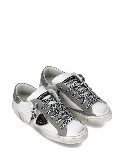 Philippe Model Low-top Sneakers In White