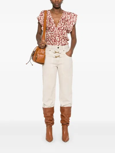 Isabel Marant Brinley Jeans In Neutral