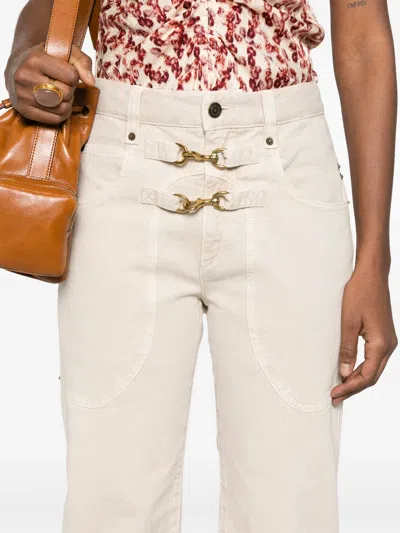Isabel Marant Brinley Jeans In Neutral