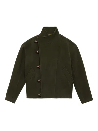 Isabel Marant Keyle Coat In Green