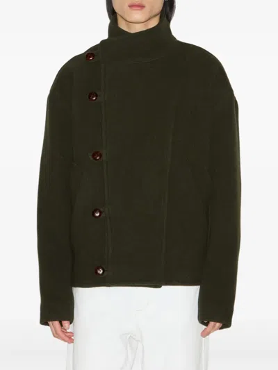 Isabel Marant Keyle Coat In Green
