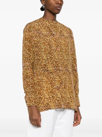 Isabel Marant Sima Blouse In Brown