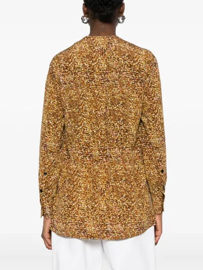Isabel Marant Sima Blouse In Brown