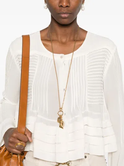 Isabel Marant Carolia Blouse In White