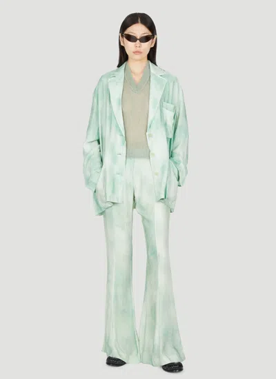 Acne Studios Women Mohair Knit Sweater In Green