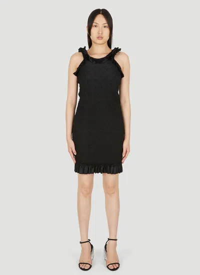 Alexander Wang Women Ruffle Trim Dress In Black