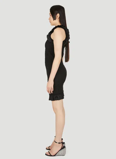 Alexander Wang Women Ruffle Trim Dress In Black