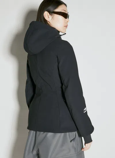 Balenciaga Women 3b Sports Icon Ski Hourglass Parka In Black