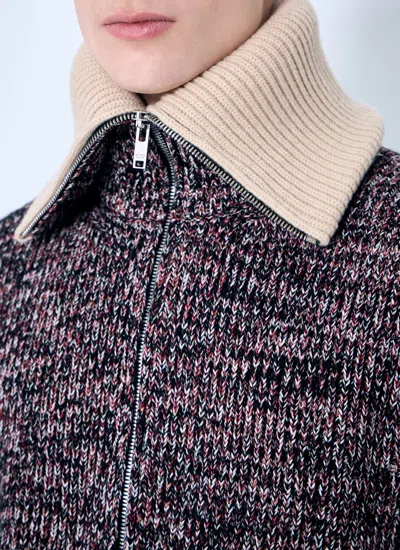 Bottega Veneta Men Cotton-and-wool Cardigan In Brown