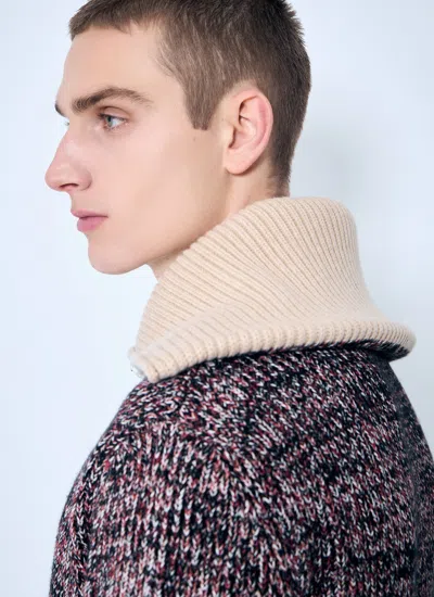 Bottega Veneta Men Cotton-and-wool Cardigan In Brown