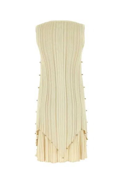 Bottega Veneta Embellished Pleated Mini Dress