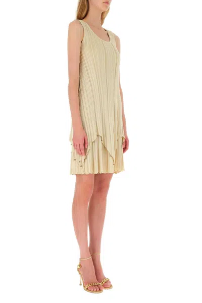 Bottega Veneta Embellished Pleated Mini Dress