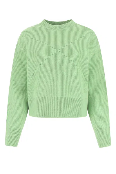 Bottega Veneta Women Pastel Green Stretch Cashmere Blend Sweater