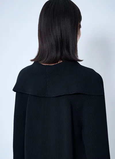 Bottega Veneta Women Ribbed Cotton Sweater In Blue