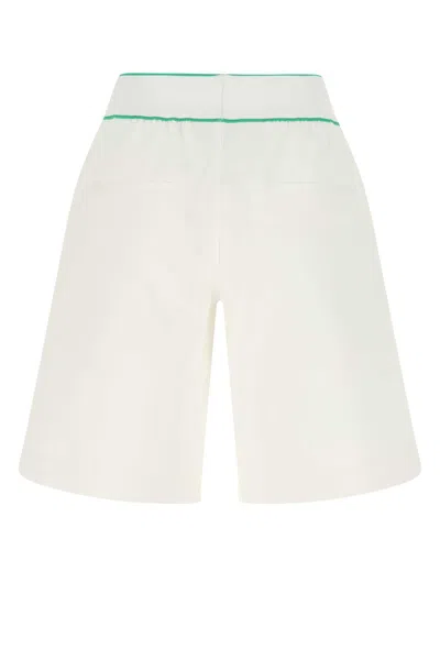 Bottega Veneta White Shorts In White