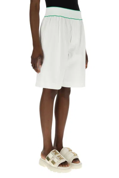 Bottega Veneta White Shorts In White