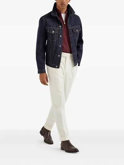 Brunello Cucinelli Pullover Mit Reissverschluss