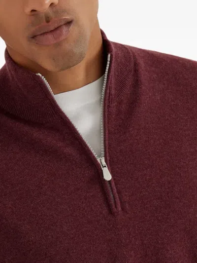 Brunello Cucinelli Pullover Mit Reissverschluss