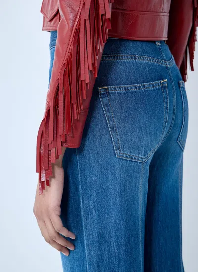 Chloé Women Fringed Leather Jacket