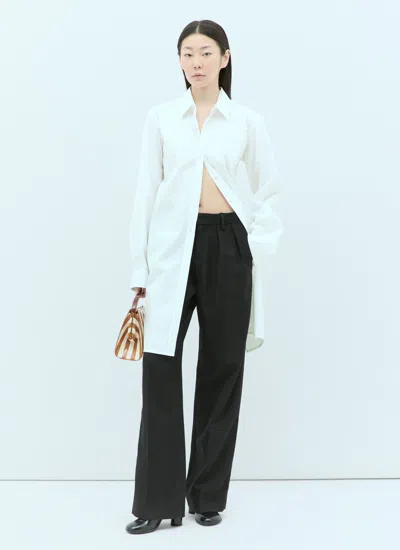 Dries Van Noten Women Open-rear Poplin Shirt