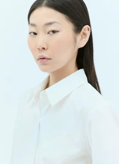 Dries Van Noten Women Open-rear Poplin Shirt