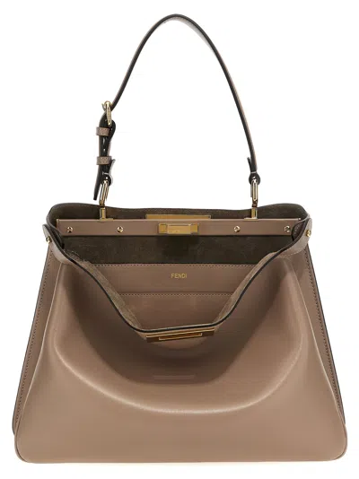 Fendi Signature Medium Peekaboo Soft Bag