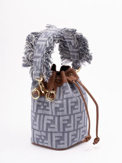 Fendi Women Mini `ff Mon Tresor` Bucket Bag